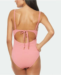 Jessica Simpson One-Piece Scalloped V-Neck Swimsuit Jessica Simpson