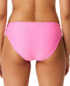Pretty in Pique Side-Shirred Bikini Bottoms in Femme Jessica Simpson
