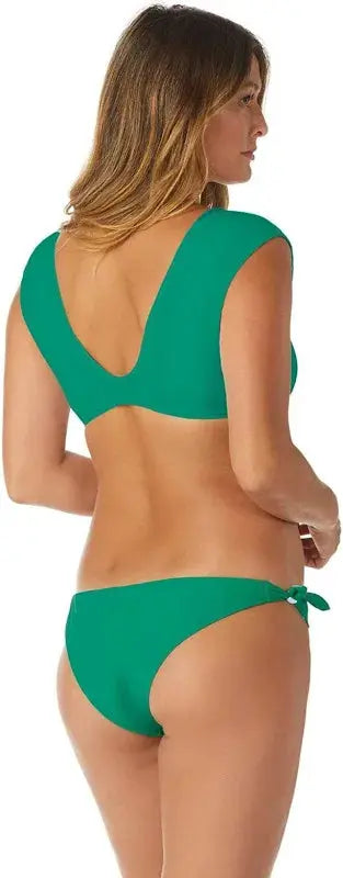 Raisins Sea Glass Reversible Bikini Top Women's Swimsuit Raisins