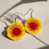 Amani’s Collection Sunflower Crochet Earrings Makuwa Swim Wear