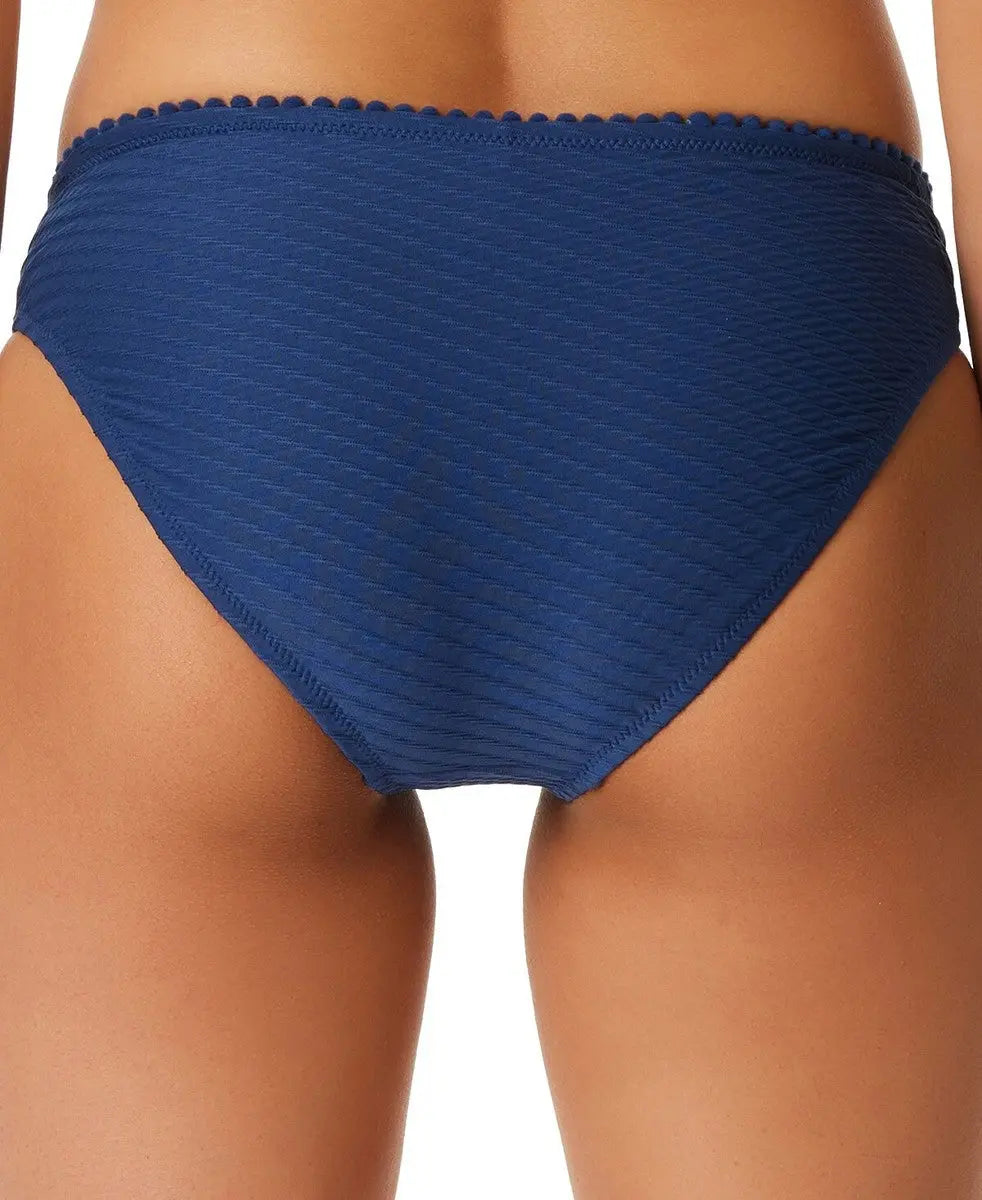 Jessica Simpson Mood Pretty in Pique Side-Shirred Bikini Swim Bottom Jessica Simpson