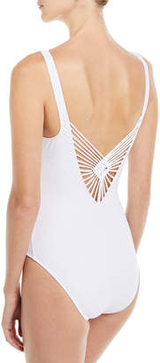 Profile by Gottex Women’s Macrame One-Piece
