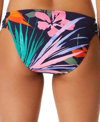 Jessica Simpson Women S Island Paradise Side Shir Bikini Bottoms Swimsuit blue Jessica Simpson