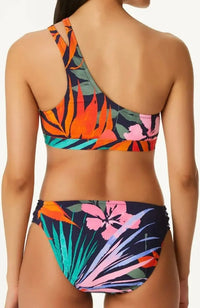 Jessica Simpson MOOD MULTI Island Paradise Twist-Front Bikini Top Jessica Simpson