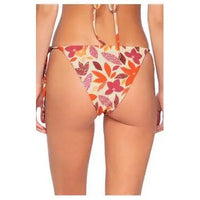 Swim Systems Pressed Petals Holly Tie Side Bikini Bottom/ Multi Color Swim Systems