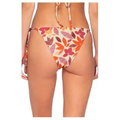 Swim Systems Pressed Petals Holly Tie Side Bikini Bottom/ Multi Color Swim Systems