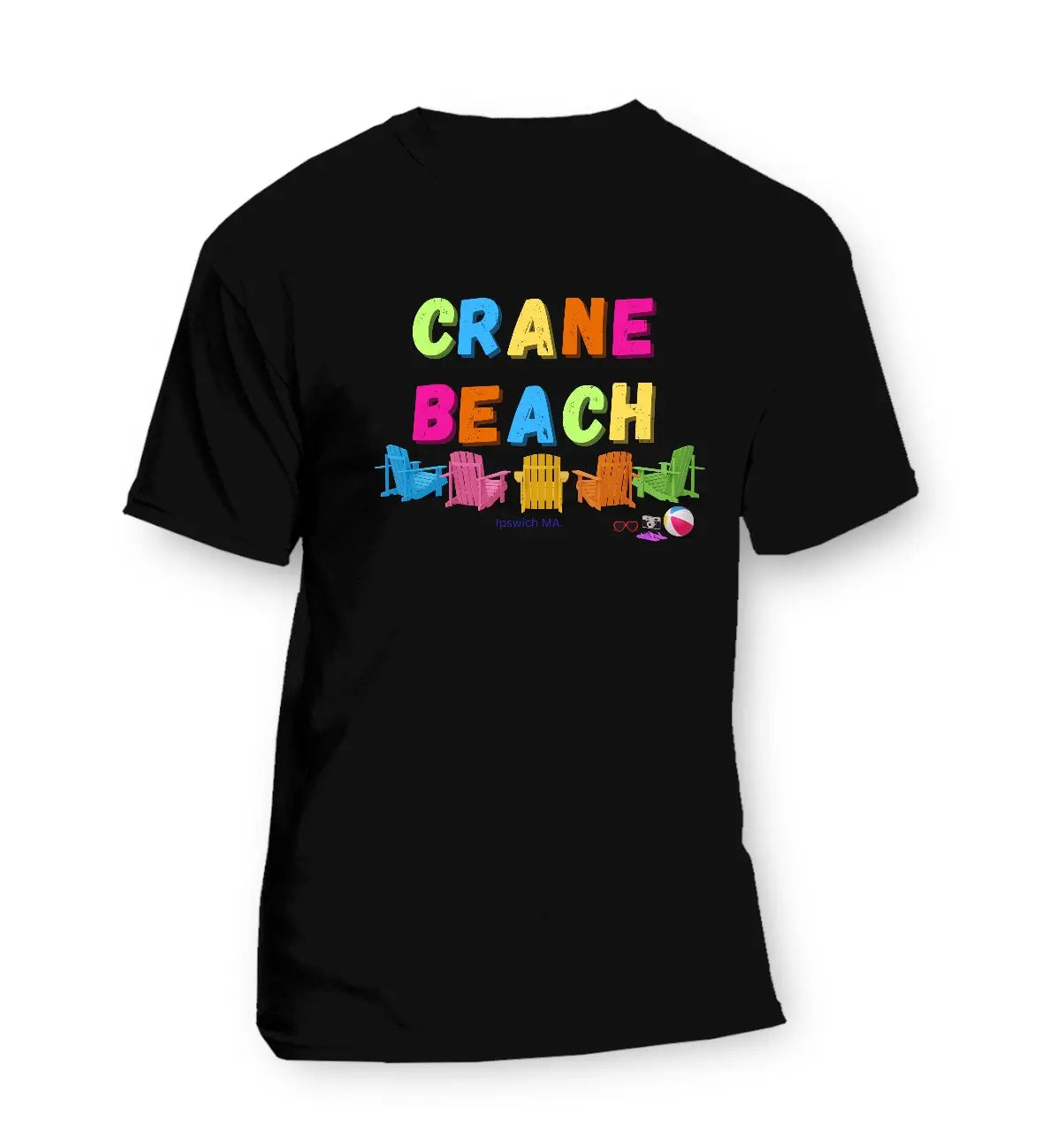 Neon Crane Beach Chairs T-shirts Makuwa Swim Wear