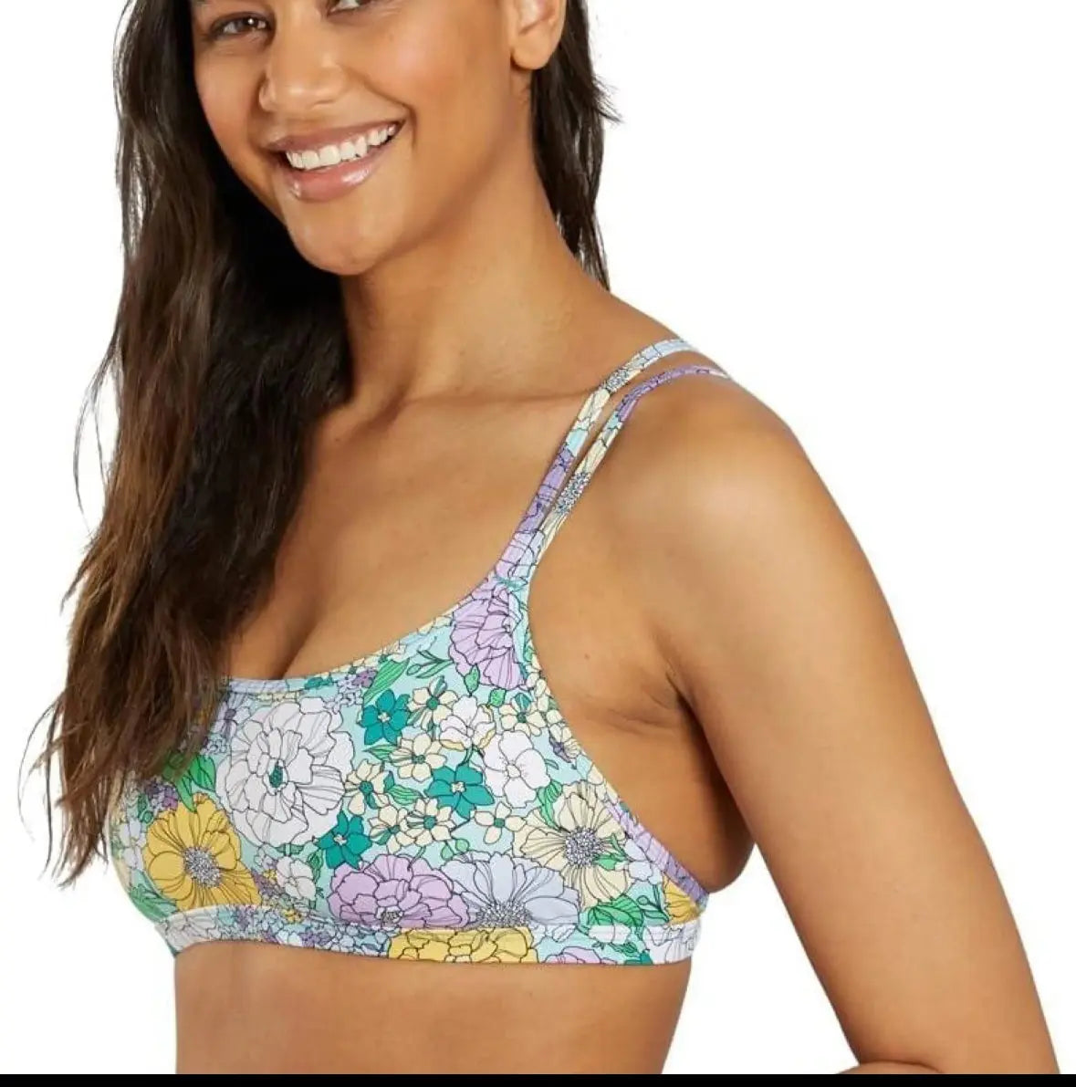 Sporti Active Double Cross Workout Bikini Top Sporti