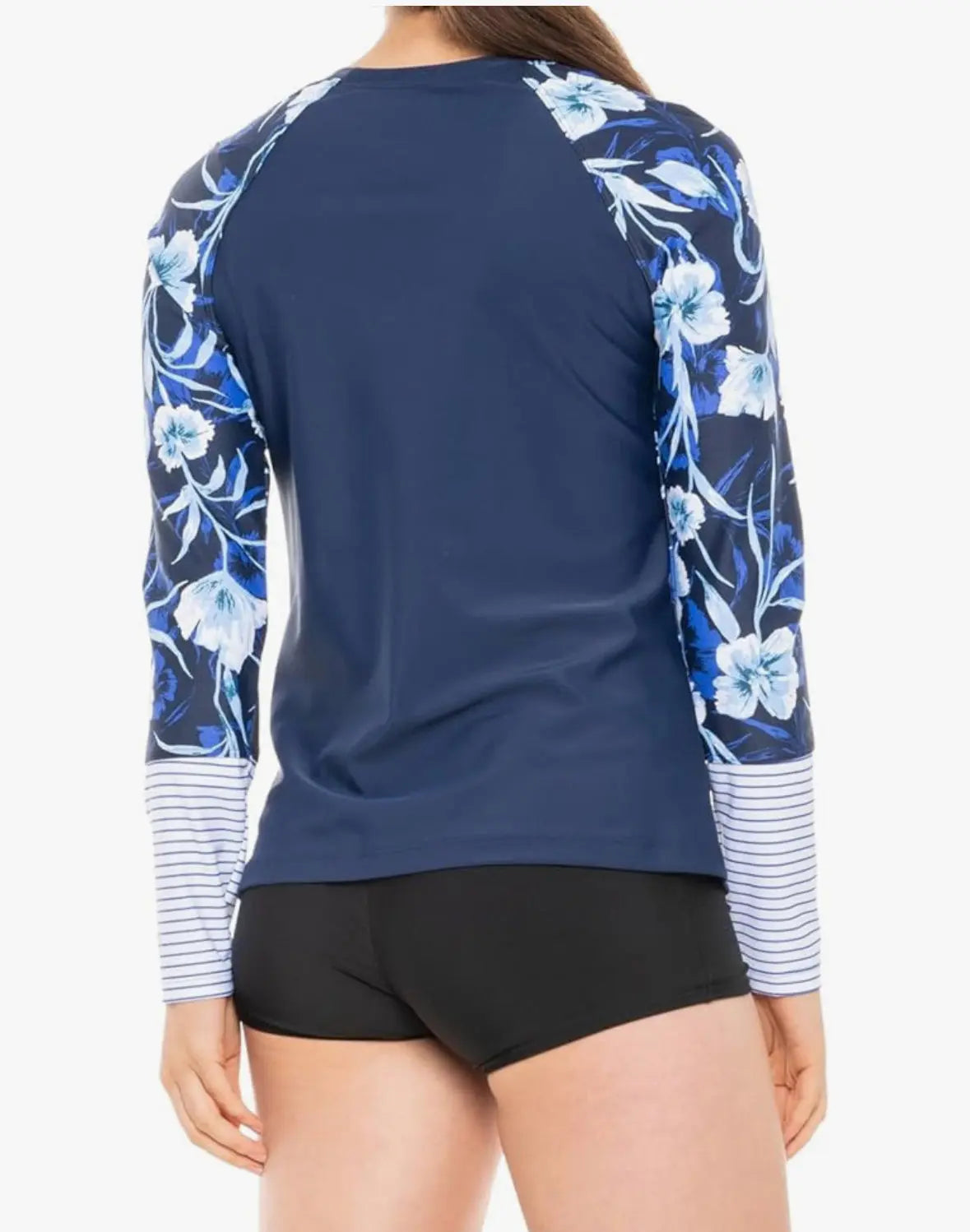 Speedo Women's Speedo Floral Print Rash Guard Speedo