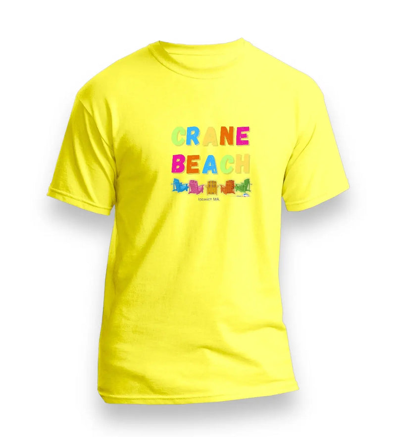 Neon Crane Beach Chairs T-shirts Makuwa Swim Wear