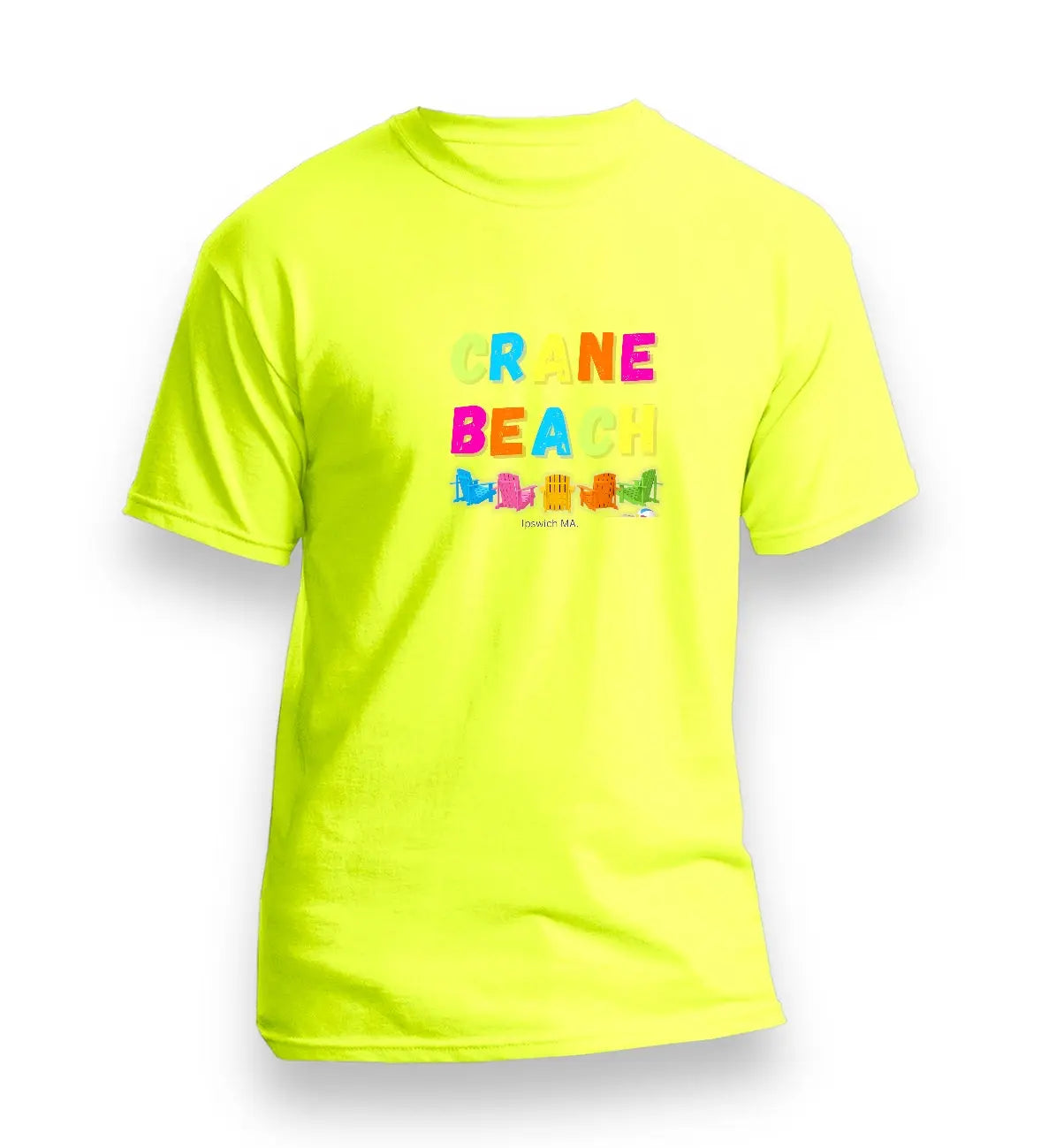 Neon Crane Beach Chairs T-shirts Makuwa Swim Wear