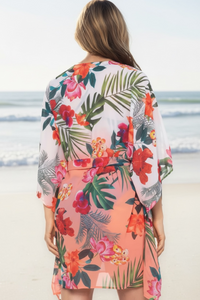 La Blanca Tropical Flowers Cover Up Dress