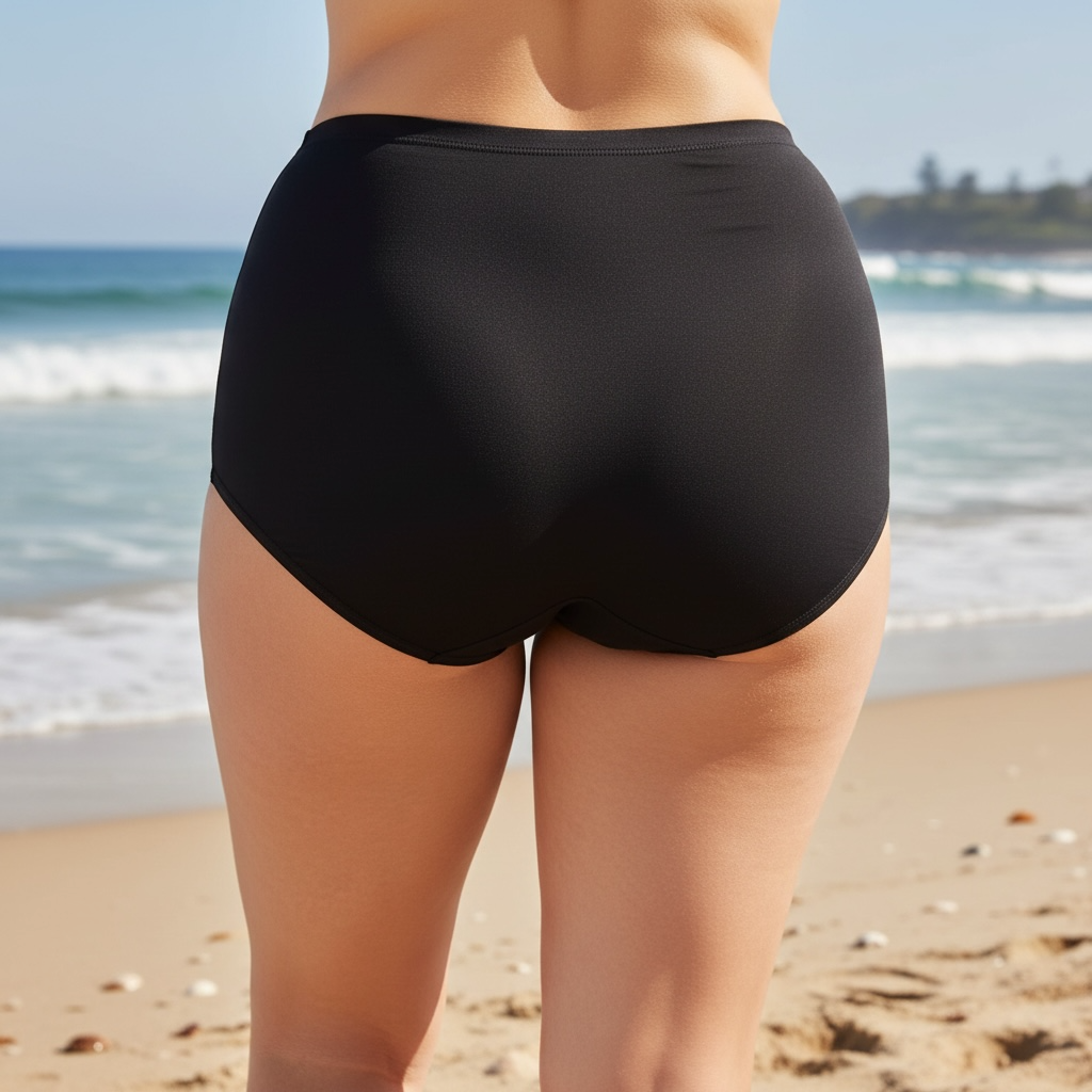 Maxine of Hollywood Women’s High Waist Swim Brief Plus Size Bottom
