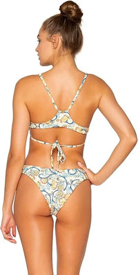 b. Swim Santorini Mykonos Hi-Waist Bikini Bottom / Multi Color