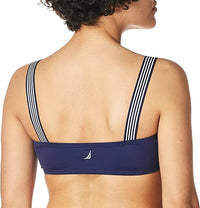 Nautica Women's Standard Bandeau Bra Top, Deep Sea