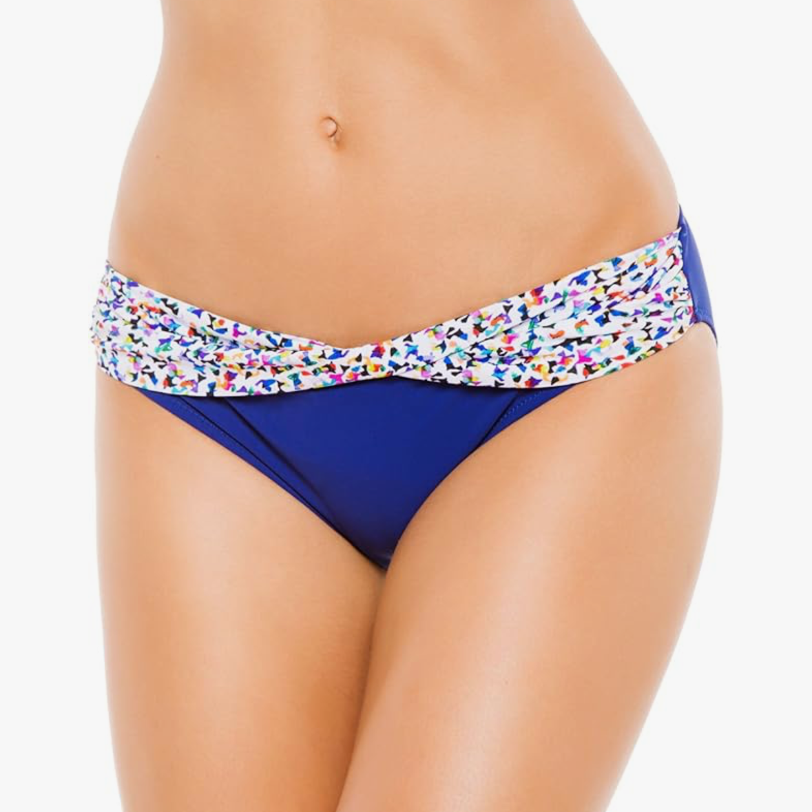 Profile by Gottex Women’s  Beach Glass Banded Hipster Bikini Bottom Multi