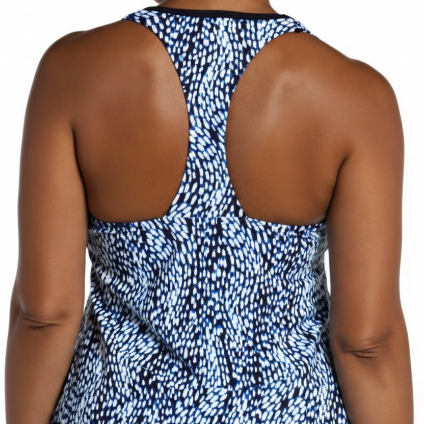 Maxine of Hollywood Women S Standard V-Neck Racer Back Tankini Swimsuit Top