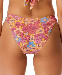 Jessica Simpson Floral Rendevous High Cut Cheeky Swim Bottoms Women's Swimsuit Jessica Simpson