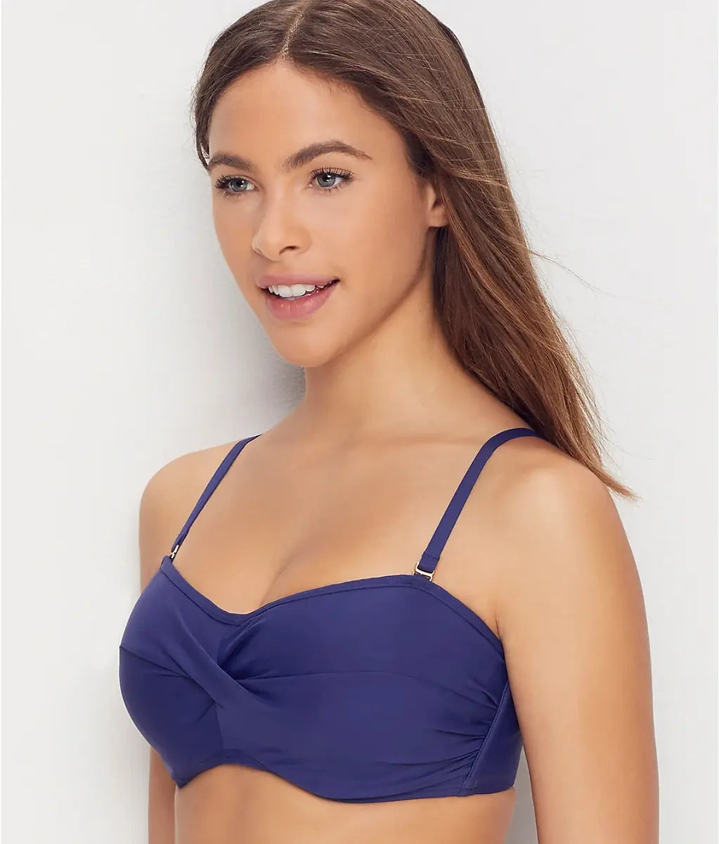Sunsets Women's Iconic Twist Underwire Twist Bandeau (D-Cup) Sunsets