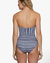 Studio Anne Cole Smocked Tab Bandeau One Piece Anne Cole