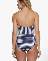 Studio Anne Cole Smocked Tab Bandeau One Piece Anne Cole