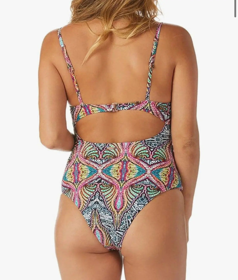 Raisins Beach Life Moonshadow Underwire Push Up One Piece Raisins