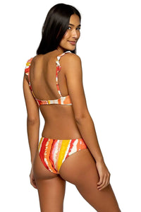 b. Swim Costa Del Sol Rip Tide Hipster Bikini Bottom  / Multi Color Sunsets