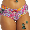 Sporti Active Floral Patchwork Cheeky Boyshort Swim Bottom Sporti