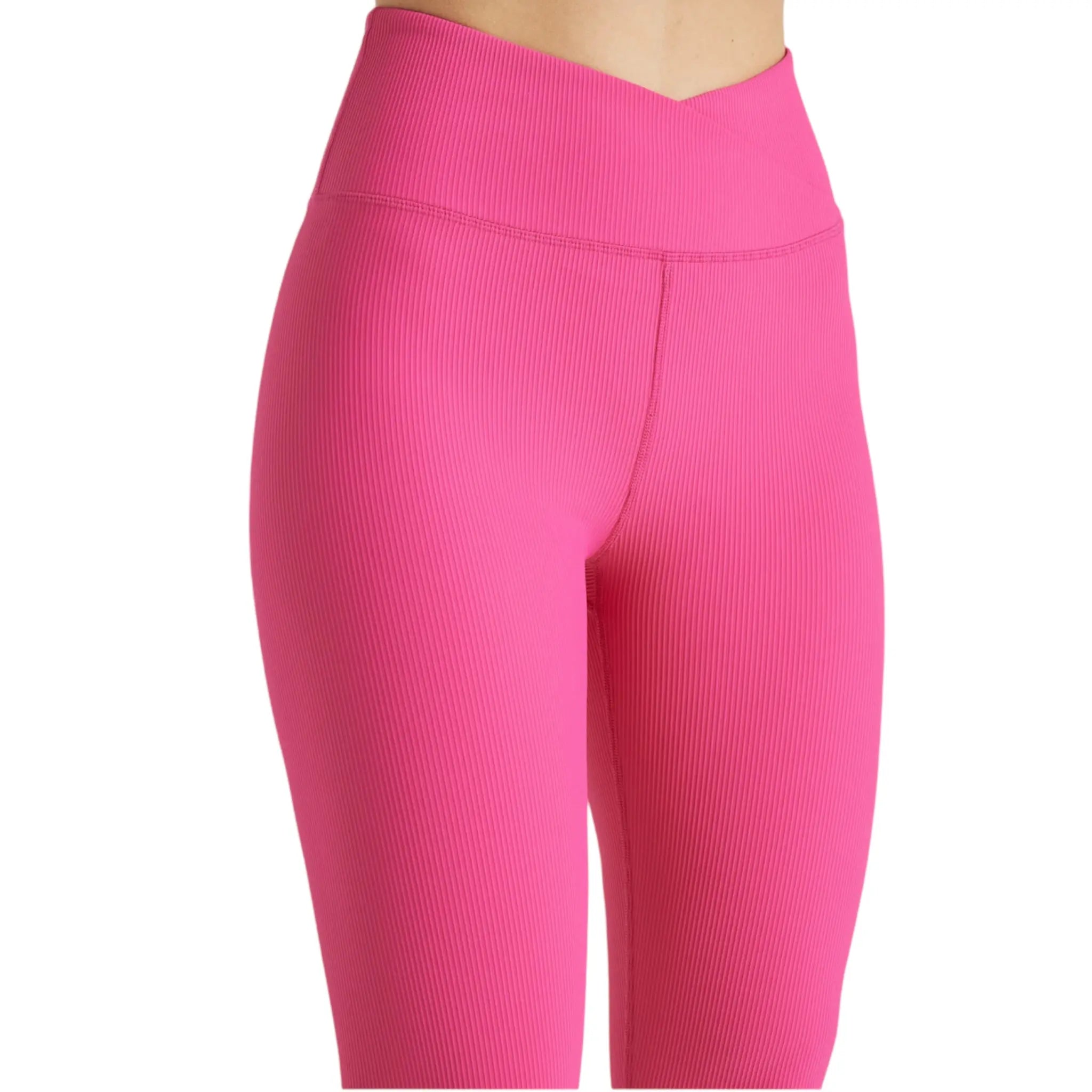 EY Pink Rib Legging Electric Yoga