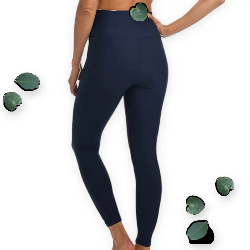 Citrus Women’s Tropical High Waist Reversible Leggings Citrus