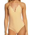 Women's Tangerine Halter One Piece Swimsuit WearMSW