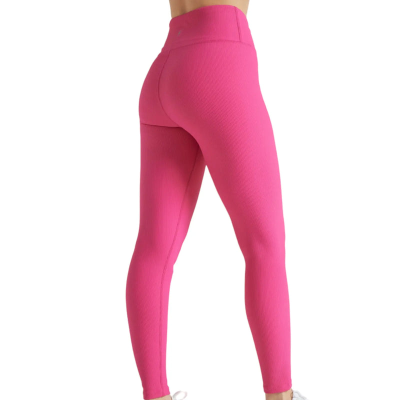 EY Pink Rib Legging Electric Yoga