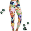 Citrus Women’s Tropical High Waist Reversible Leggings Citrus