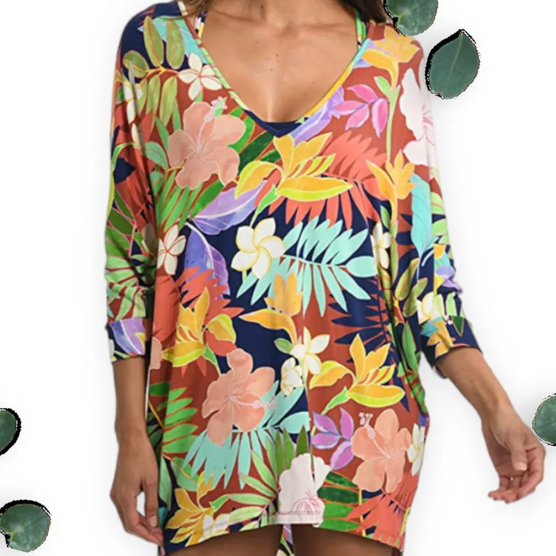 Citrus Women’s Standard Tunic Swimsuit Cover Up Citrus