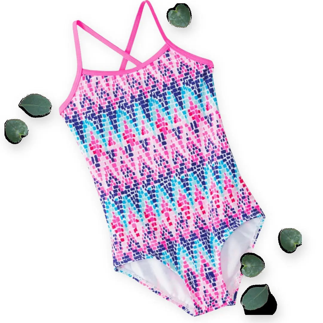 Pink Kanu Surf Girls Candy One Piece Swimsuit - UPF 50+ WearMSW