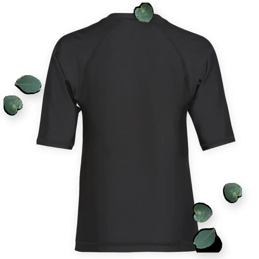 Sporti Youth Unisex Black Rashguard UPF 50+ Sporti