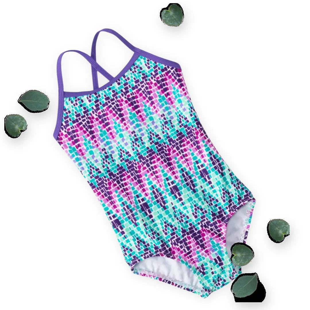 Purple Kanu Surf Girls Candy One Piece Swimsuit - UPF 50+ WearMSW