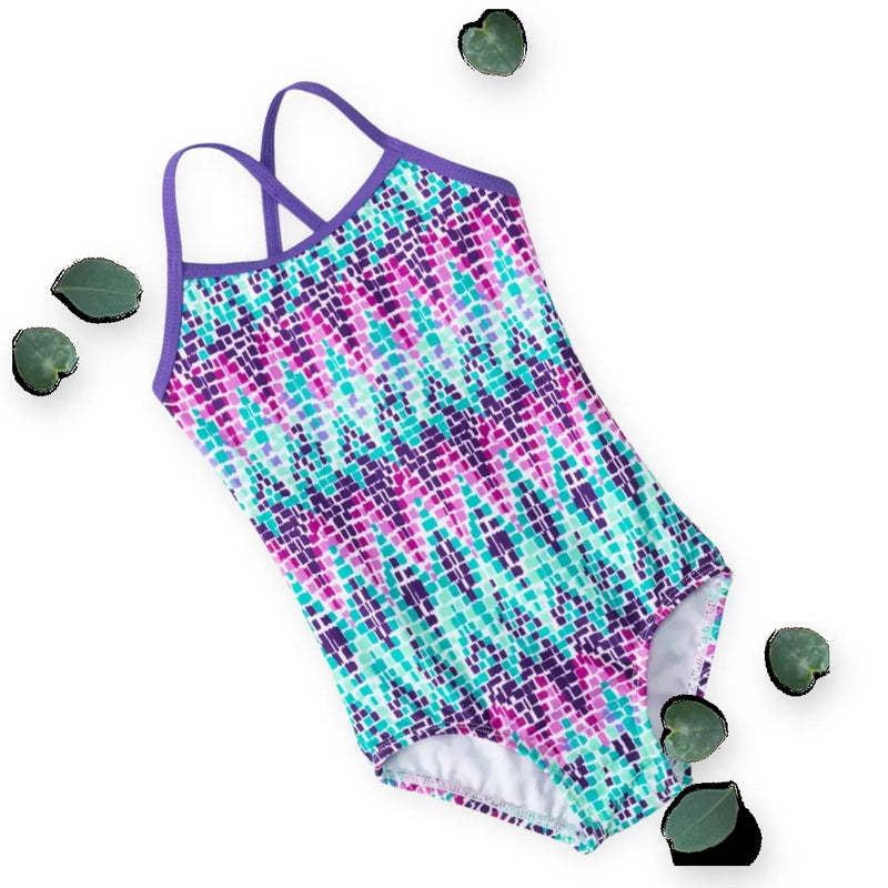 Purple Kanu Surf Girls Candy One Piece Swimsuit - UPF 50+ WearMSW