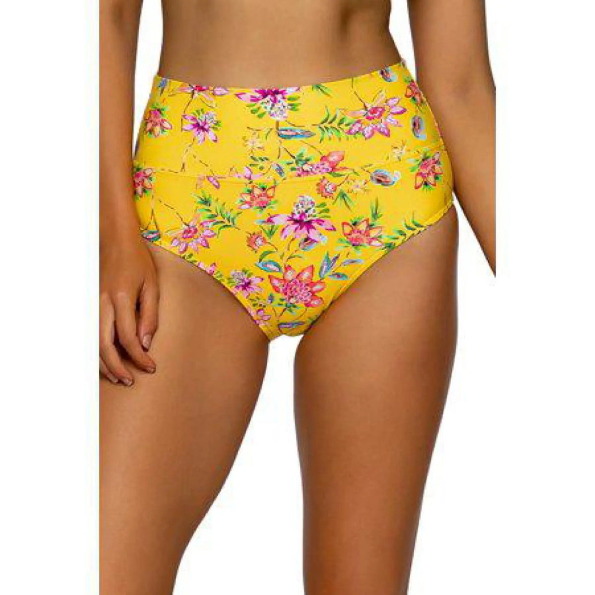 Sunsets Hannah High Waist Swim Bottom, Golden Hour Sunsets