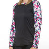 Speedo Printed Rashguard Women S Color: Peacoat M Speedo