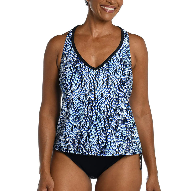 Maxine of Hollywood Women S Standard V-Neck Racer Back Tankini Swimsuit Top Maxine of Hollywood