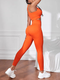 Sport Tank and Leggings Set Trendsi