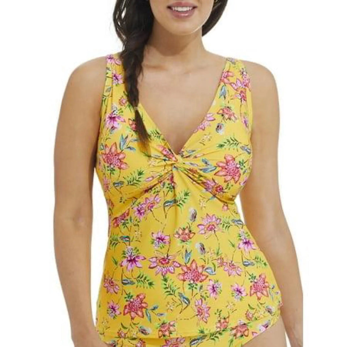 Sunsets Womens Golden Hour Forever Underwire Tankini Top -Golho Swimsuit D-Cup Sunsets
