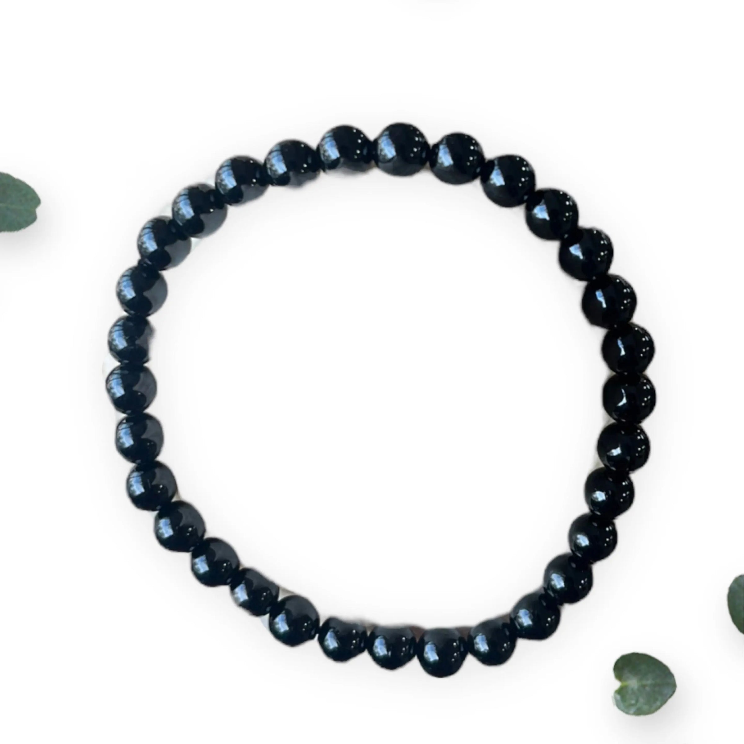 Black Tourmaline Stone Bracelet Makuwa Swim Wear