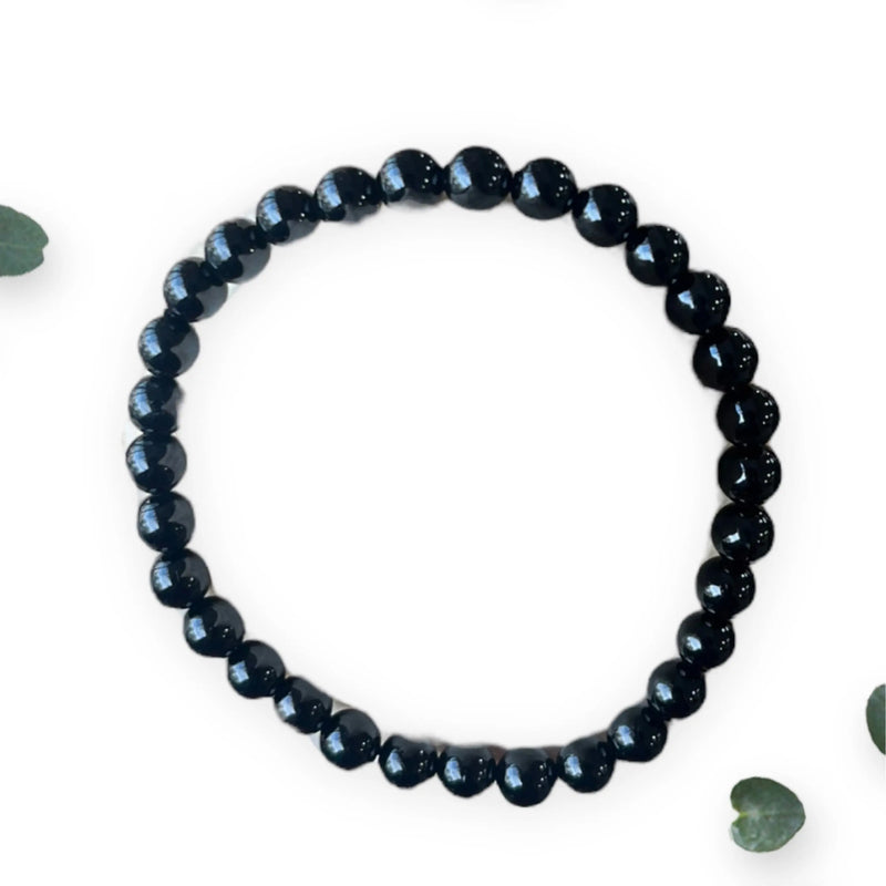 Black Tourmaline Stone Bracelet Makuwa Swim Wear