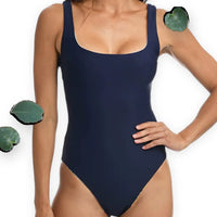 Citrus Women's One Piece Tropical Reversible Swimsuit Citrus