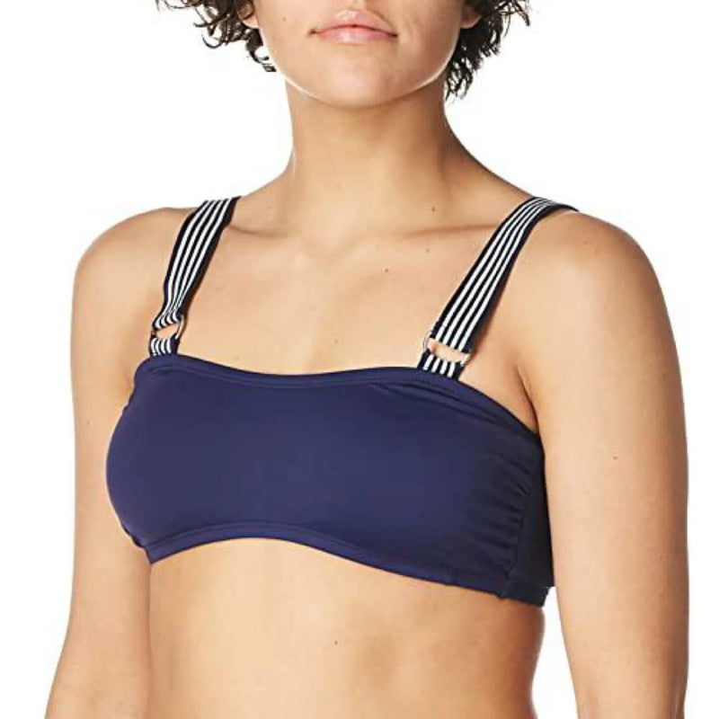 Nautica Women's Standard Bandeau Bra Top, Deep Sea Nautica