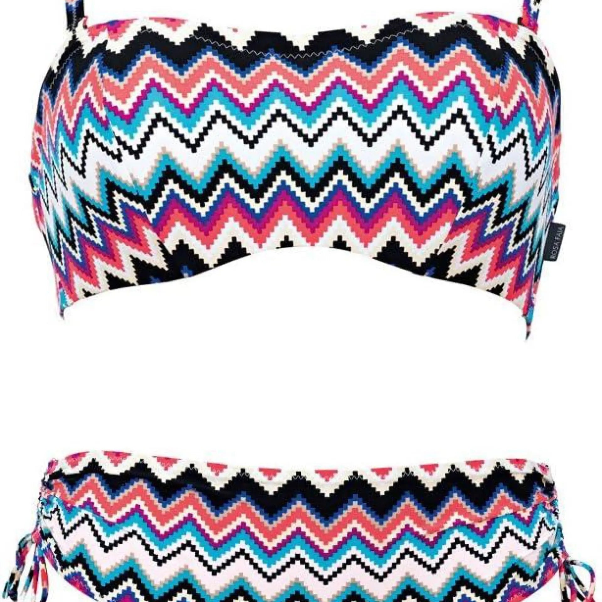 Rosa Faia womens Bella Underwire Bandeau Bikini Set Makuwa Swim Wear