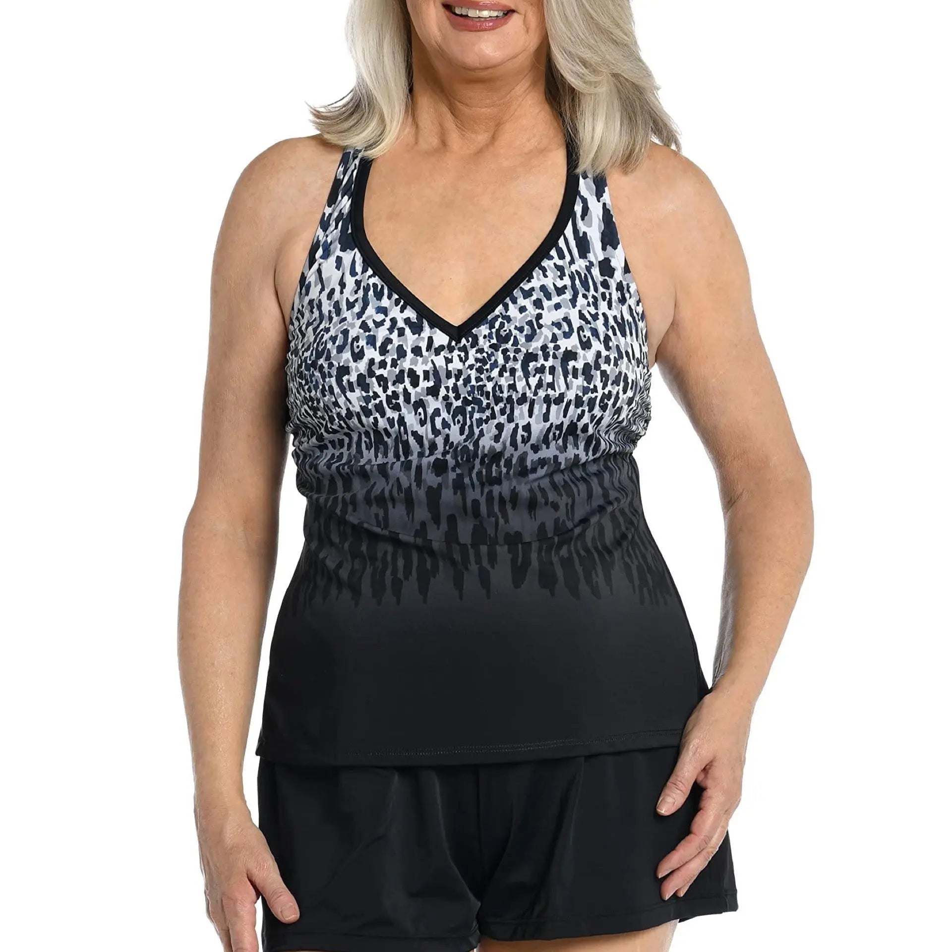 Maxine of Hollywood Women S V-Neck Racer Back Tankini Swimsuit Top Maxine of Hollywood