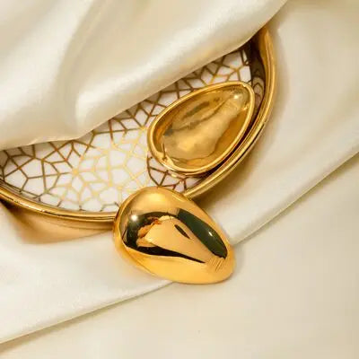 Stainless Steel Teardrop Stud Earrings Trendsi